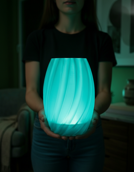 Modern Spiral Glow Lamp